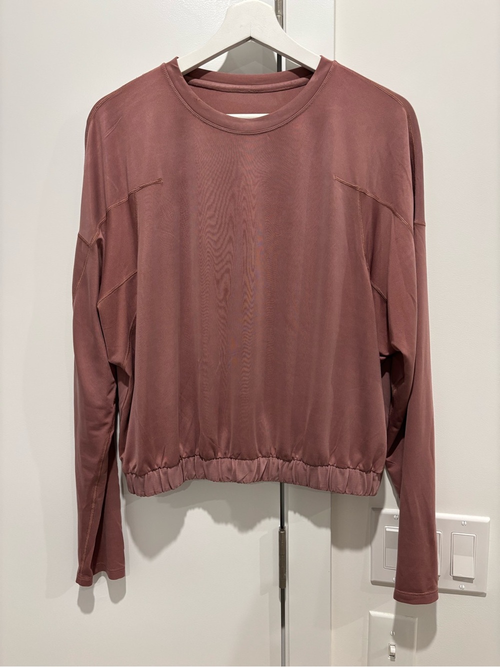 Lululemon Women's Relaxed Long-Sleeve Pullover Top - Dusty Rose